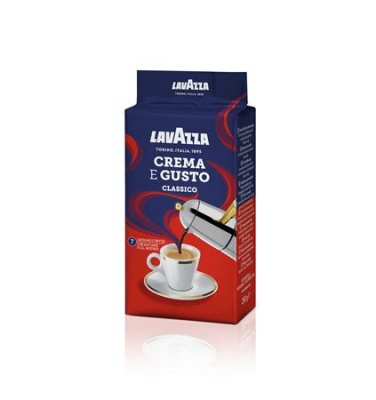 Kávé, pörkölt, őrölt, 250 g, LAVAZZA "Crema e Gusto"